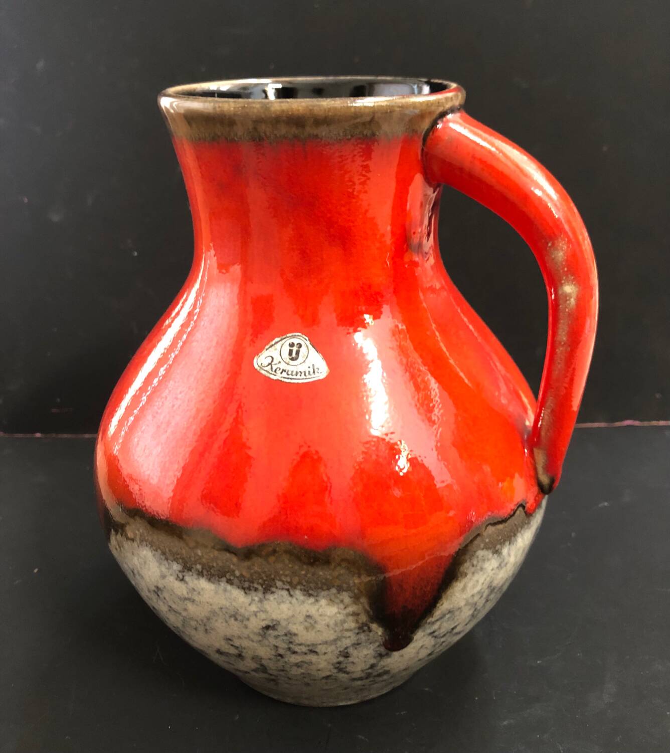 Vase Ü Keramik West Germany vintage