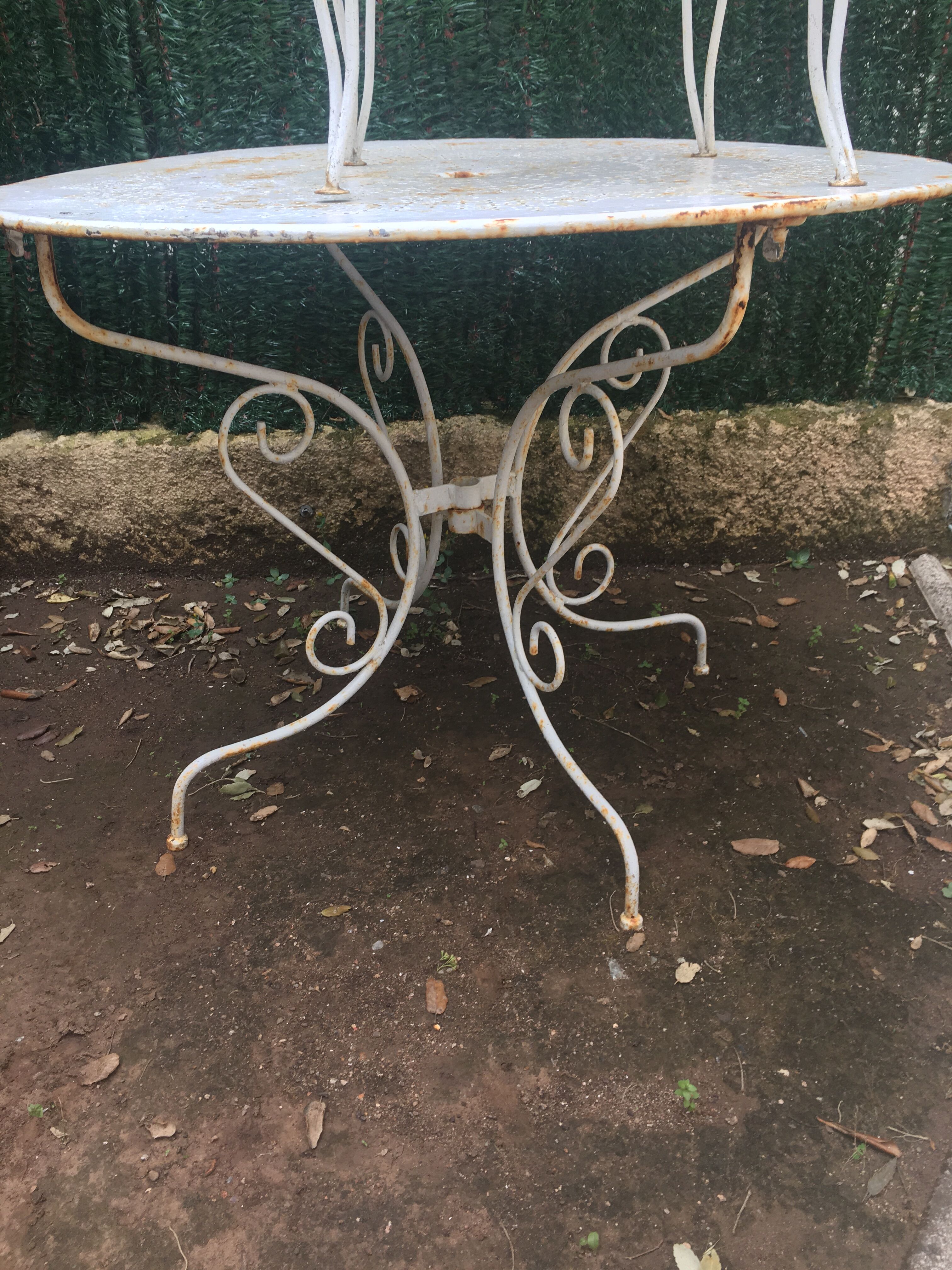 Wrought iron garden room