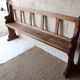 Oak church bench