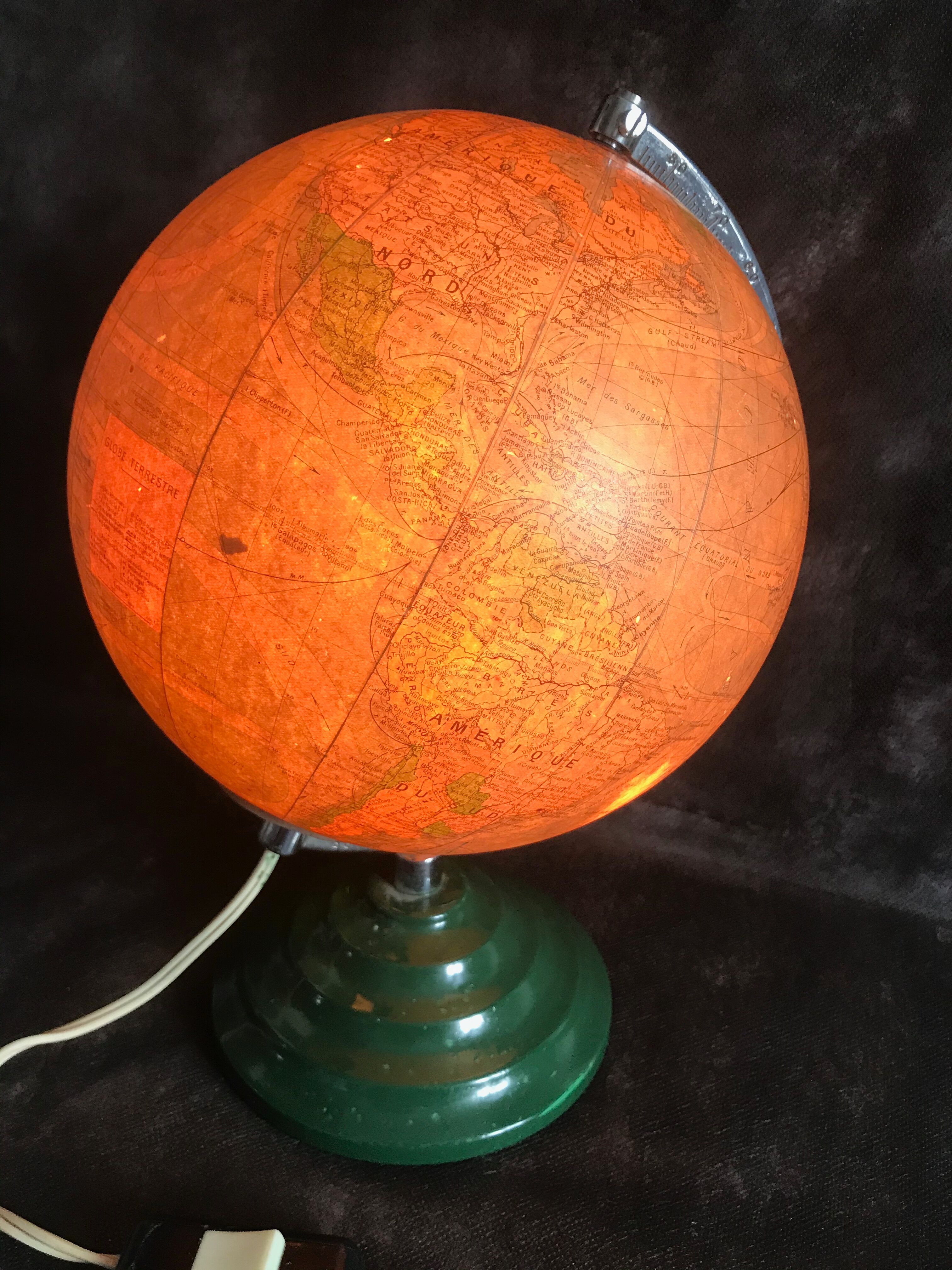 M. Picquart globe by Perrina mid 20th century