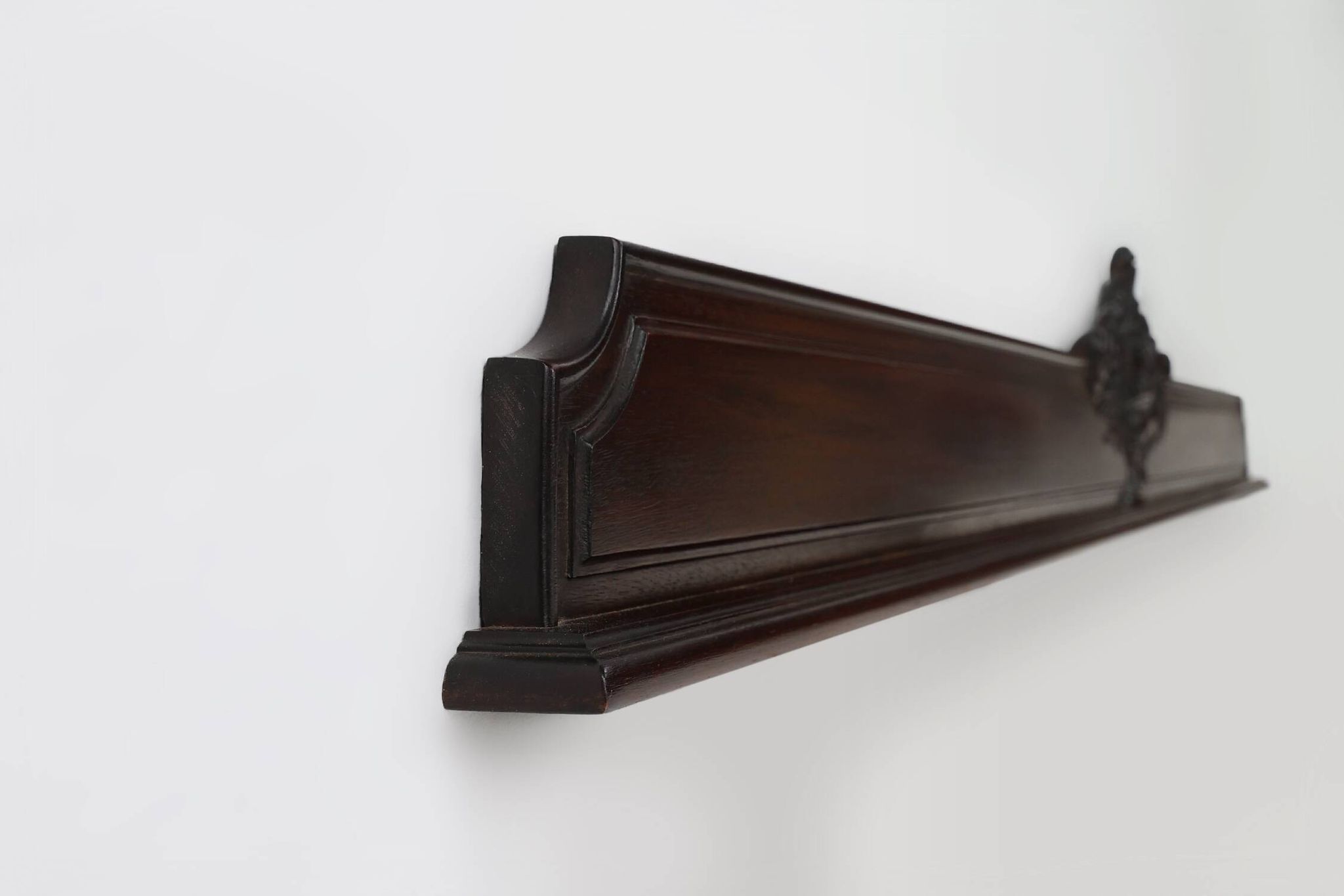 Antique sculpted oak frieze or wall ornament, France ca. 1900
