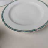 Three-piece Limoges porcelain set. By Bernardaud.