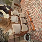 Set of mahogany chairs