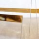 Plexiglas and brass magazine holder