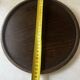 Mid-Century wooden platter or trivet - D 24 cm