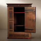 Armoire bavaroise peinte en pin massif – XVIIIᵉ siècle