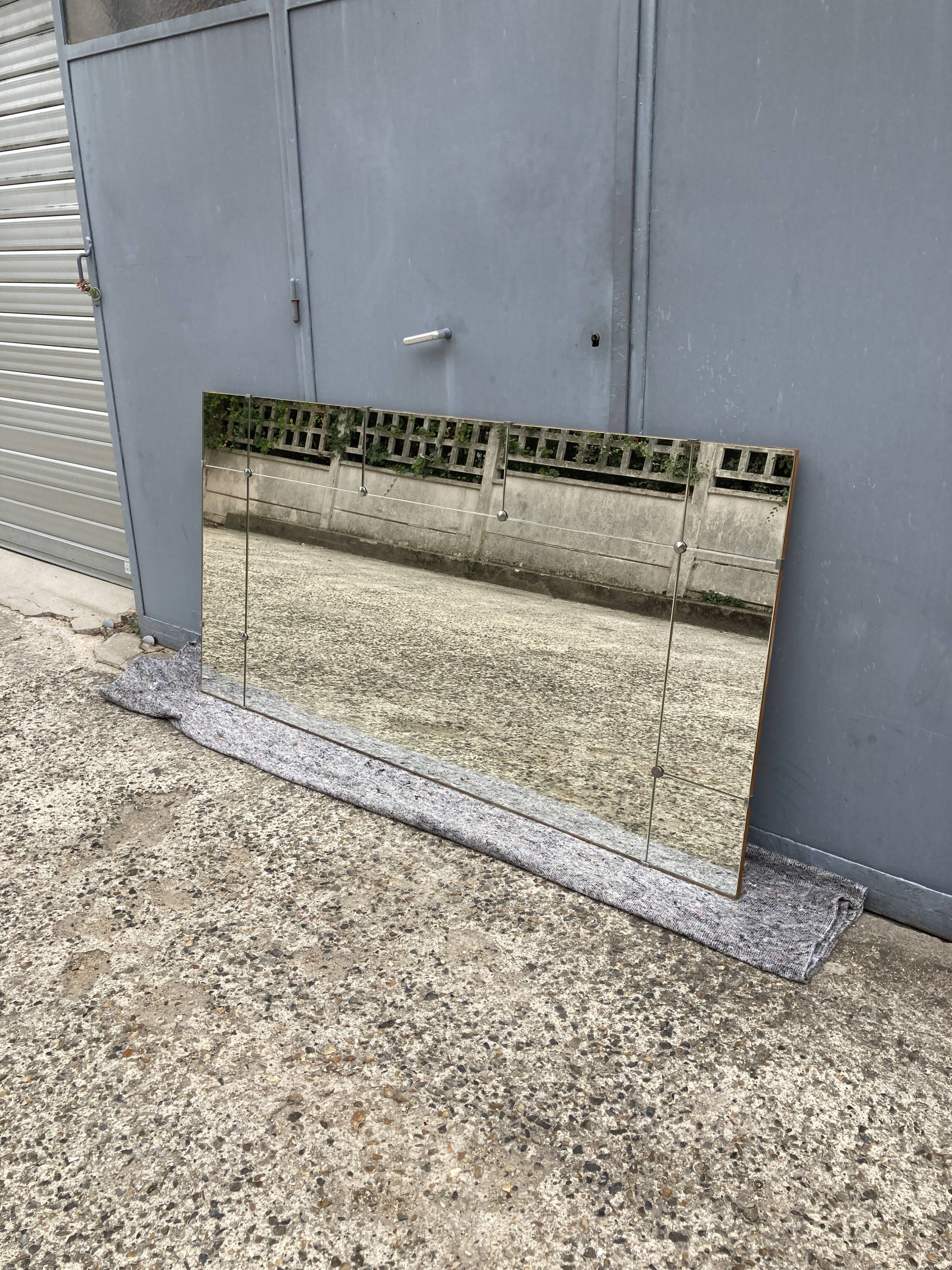 70s brasserie mirror 180x90cm