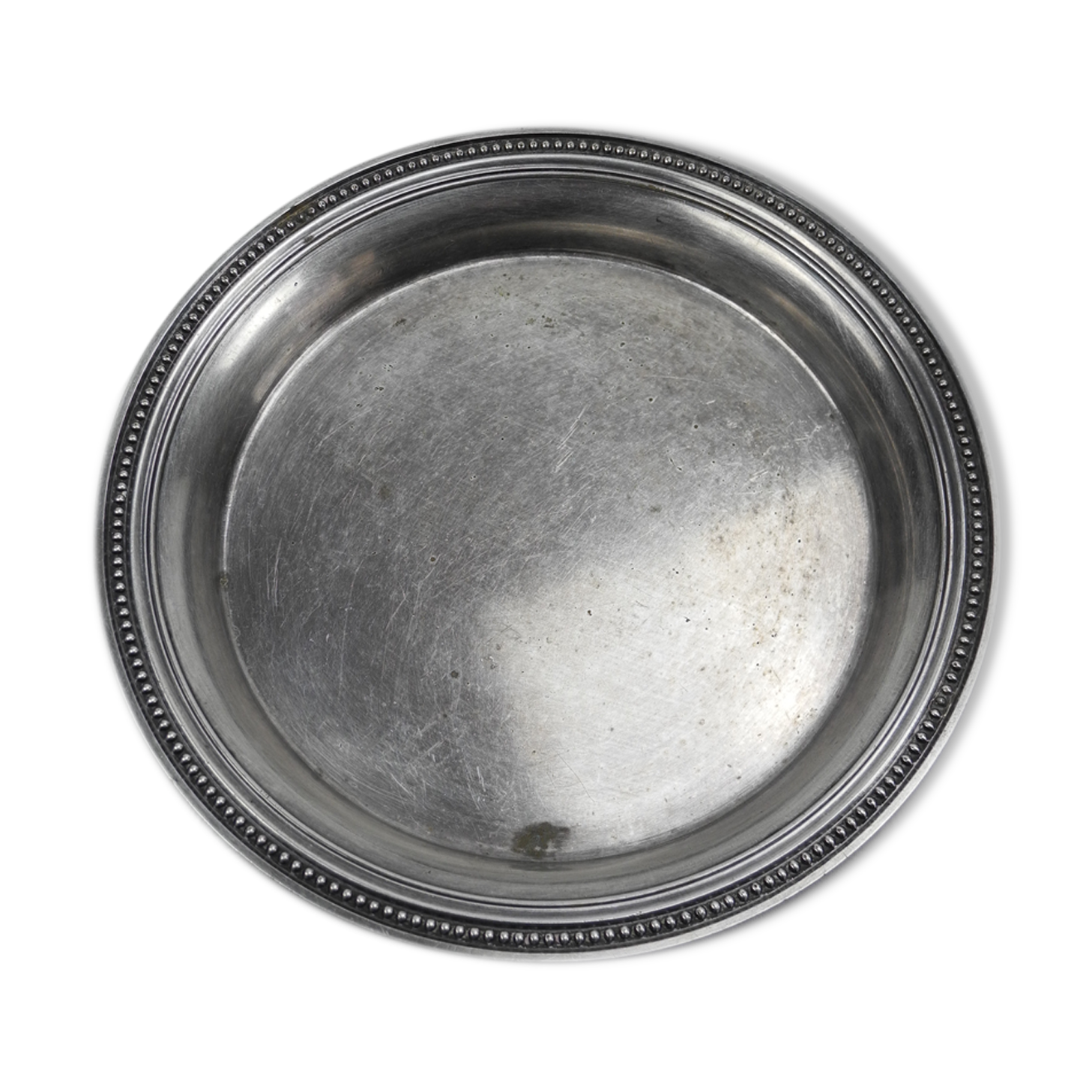 Christofle soucoupe dessous bouteille Christofle french silver metal bottle coaster silber 