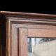 Elegant 18th century solid oak display cabinet.