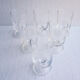 6 Old Luminarc Transparent Digestive Glasses