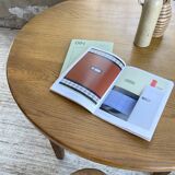 1950s round oak table