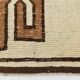 Beige Brown Oriental Persian Runner Rug, 88x351Cm