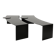 Gilles Derain pair of metal coffee tables edition Lumen 1986