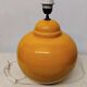 Kostka crackle glazed ceramic lamp base, h: 38 cm, vintage