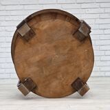 1950s, Danish artdeco coffee table, oak wood.