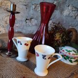 Royal Burtwood Bone China mug duo