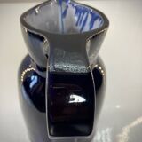 Old Cobalt Blue enamelled earthenware pitcher