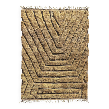 Atlas Blocks – Custom shaggy Moroccan Berber rug