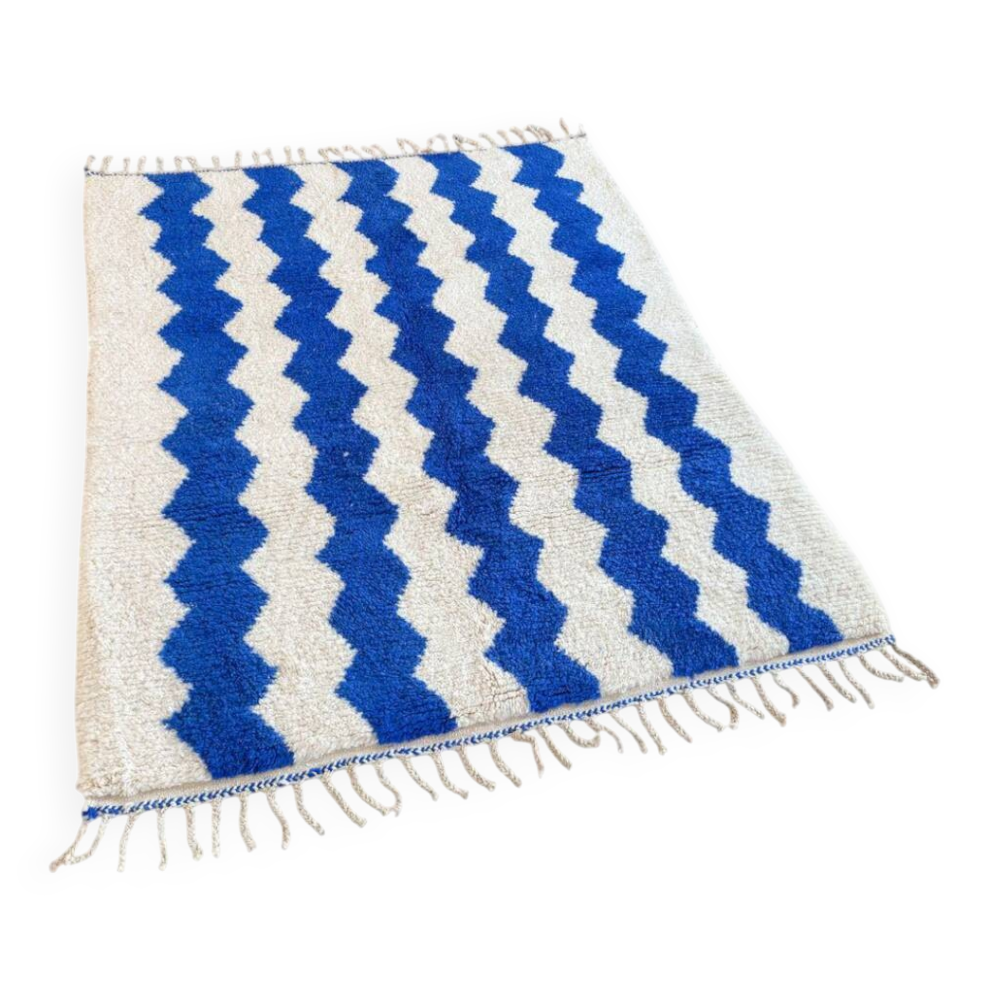 Traditional handmade Berber Beni Ouarin rug size 150 x 250 cm