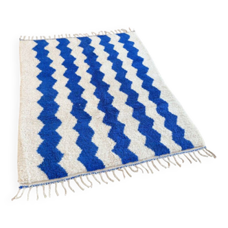 Tapis berbère beni ouarain traditionnel fait à la main