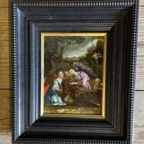 Ecstasy of Saint Francis of Assisi, oil on copper, 17th century