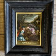 Ecstasy of Saint Francis of Assisi, oil on copper, 17th century