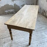 2m walnut drapery farmhouse table