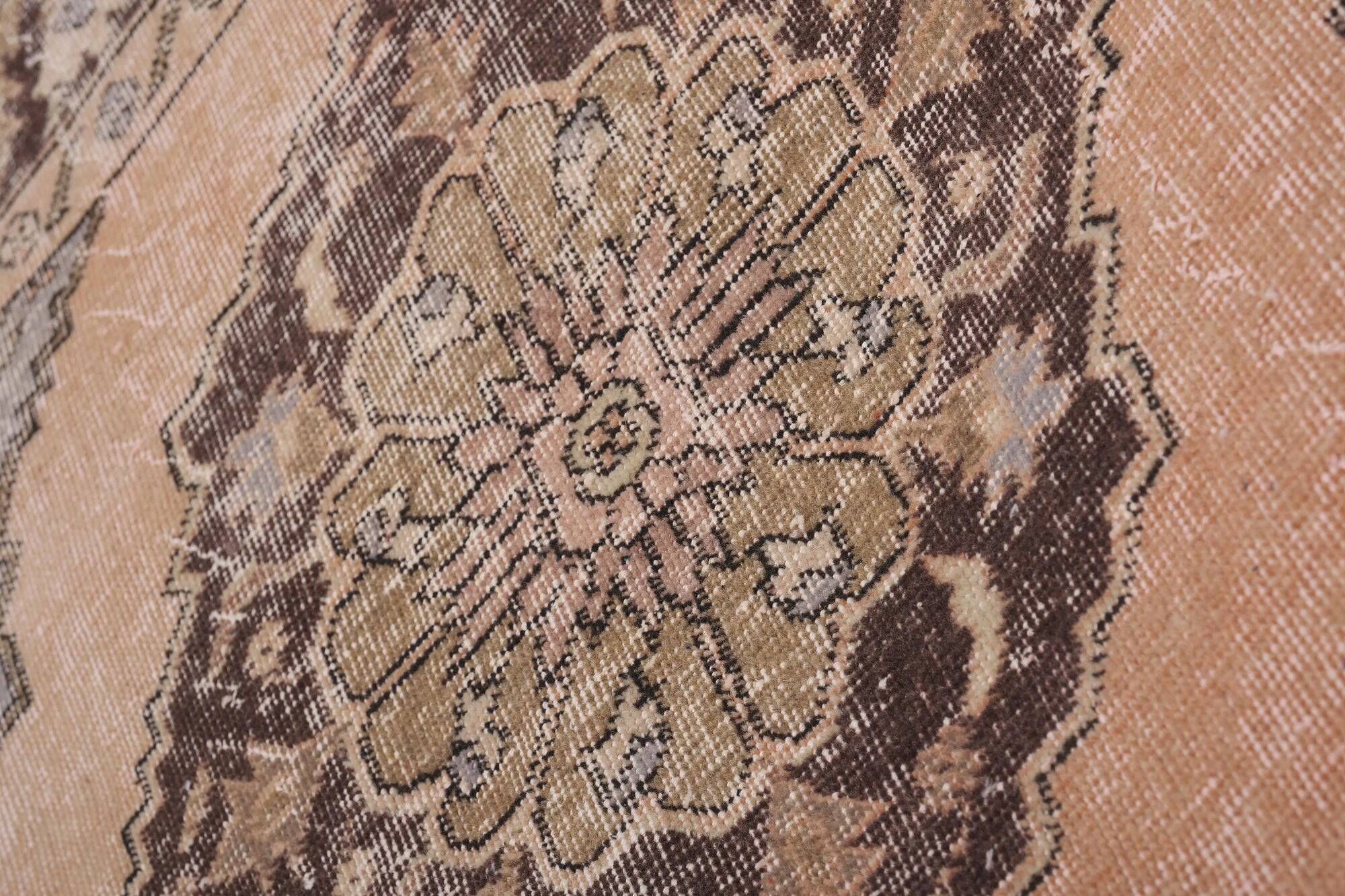 Vintage Turkish hallway rug 81x722 cm