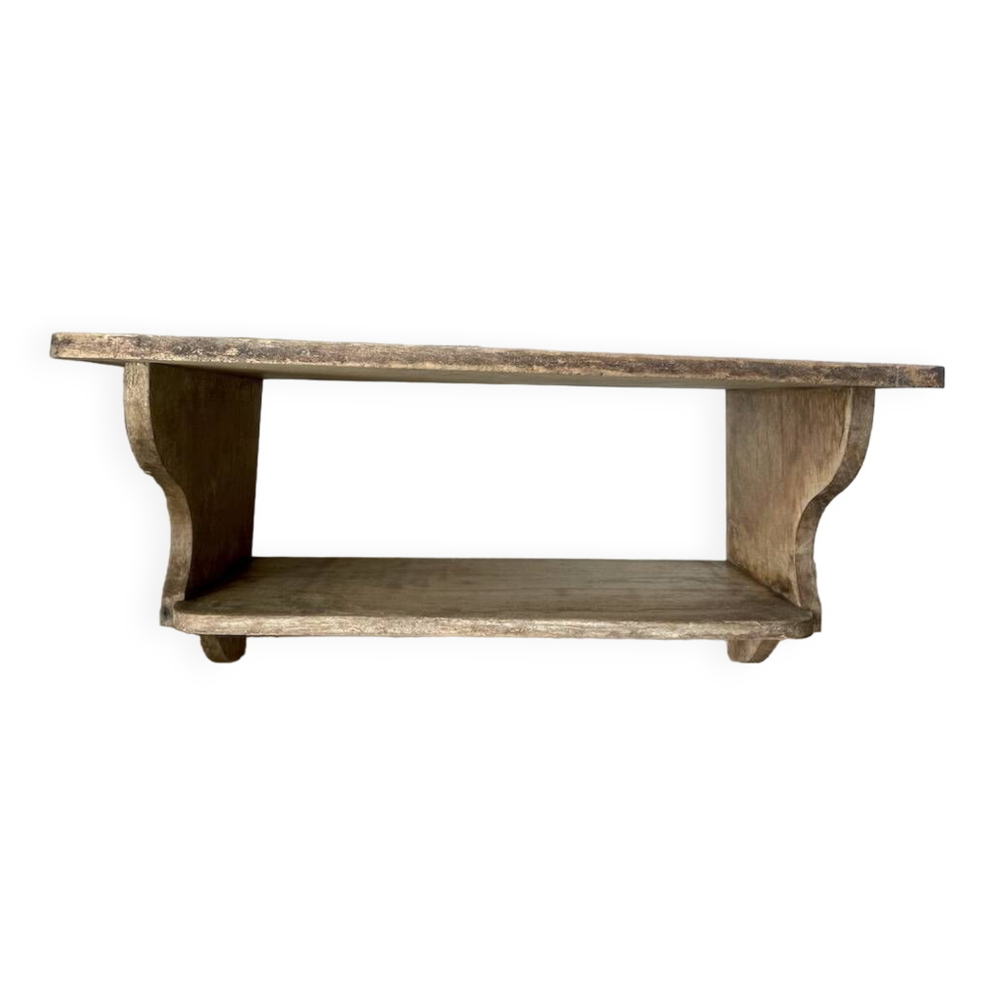 Farmhouse Style Wooden Wall Shelf