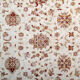 Tapis zielger crème ivoire tapis floral oriental tissé à la main 199x292cm