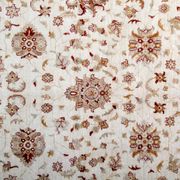 Large Ivory-cream Zielger Rug Handwoven Oriental Floral Carpet 199x292cm