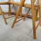 Pair of canned folding chairs