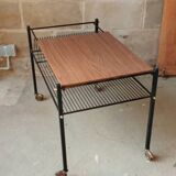 Vinyl and record player table