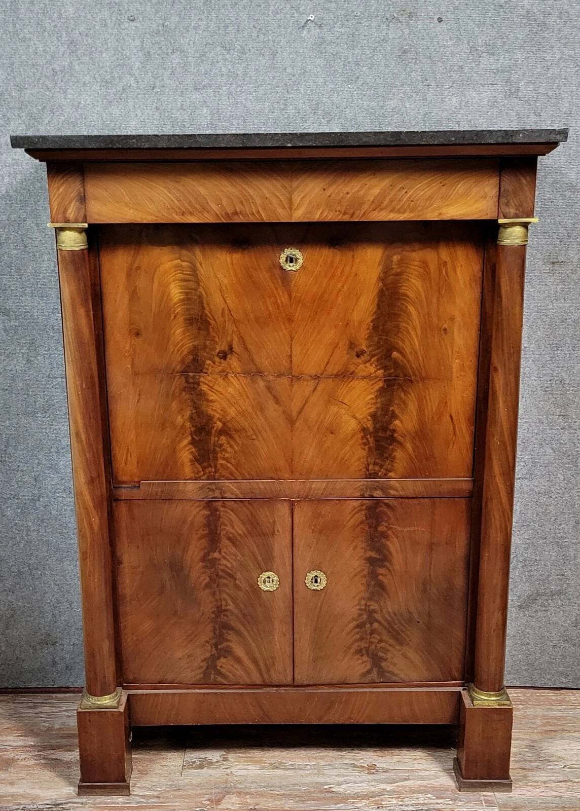 Empire period mahogany secretary around 1810