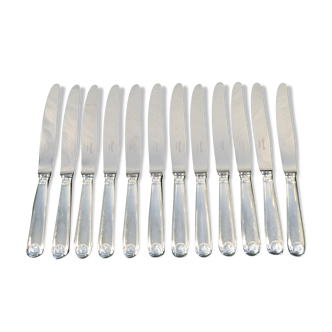 12 large knives CHRISTOFLE model VENDOME