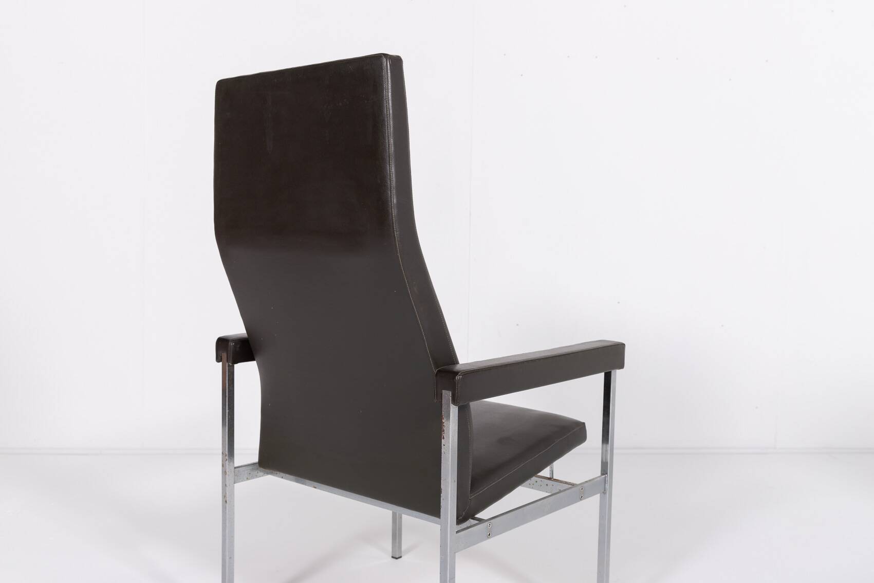 Paire de fauteuils à dossier haut de Fritz Hansen, Danemark des années 1980