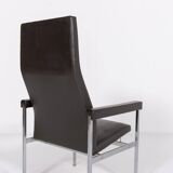 Paire de fauteuils à dossier haut de Fritz Hansen, Danemark des années 1980