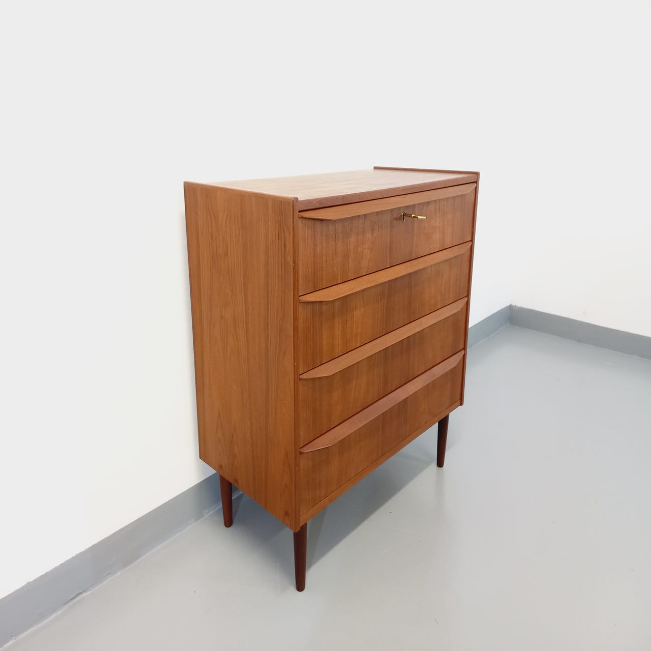 Scandinavian teak chest of drawers from the 60s