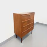 Scandinavian teak chest of drawers from the 60s