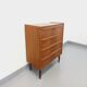 Commode scandinave en teck des années 60