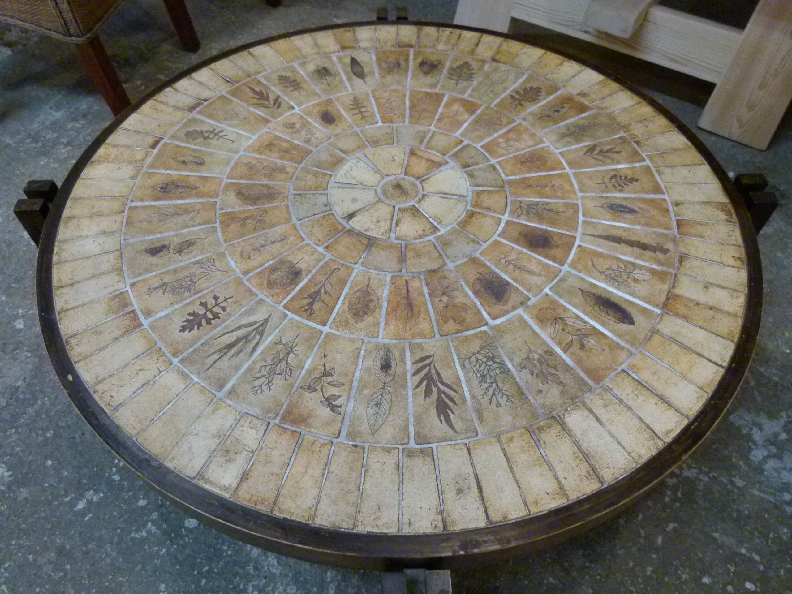 Ceramic coffee table XXth