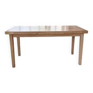table de ferme en orme - massif