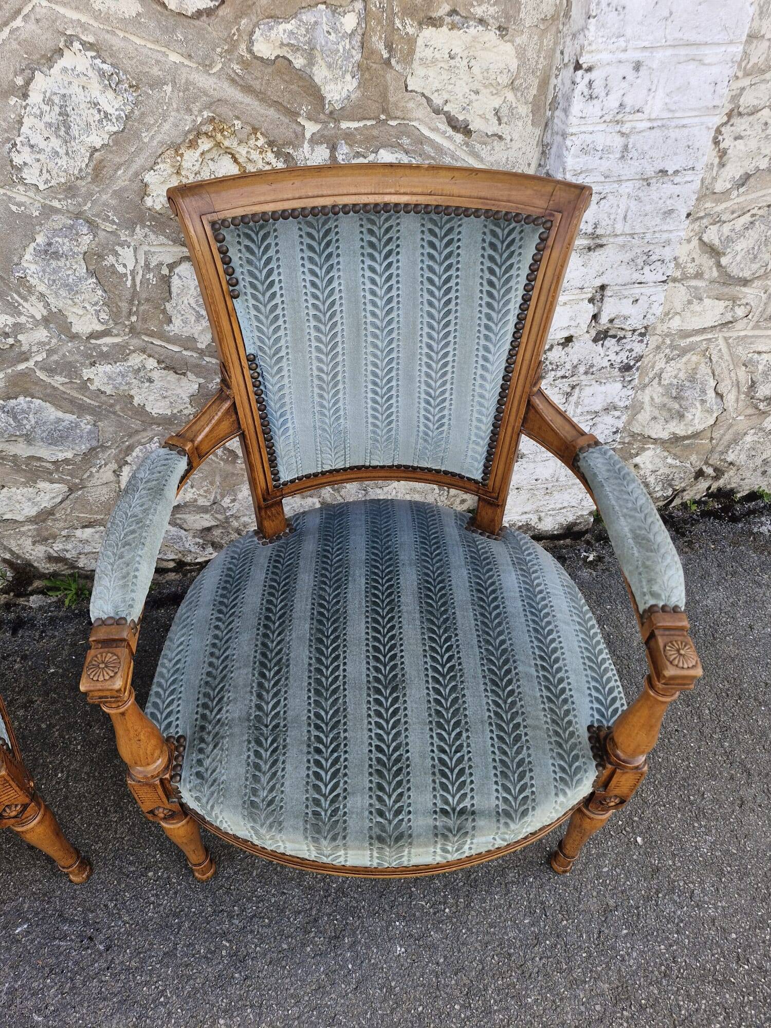 Pair of armchairs
