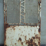 Old wrought iron door