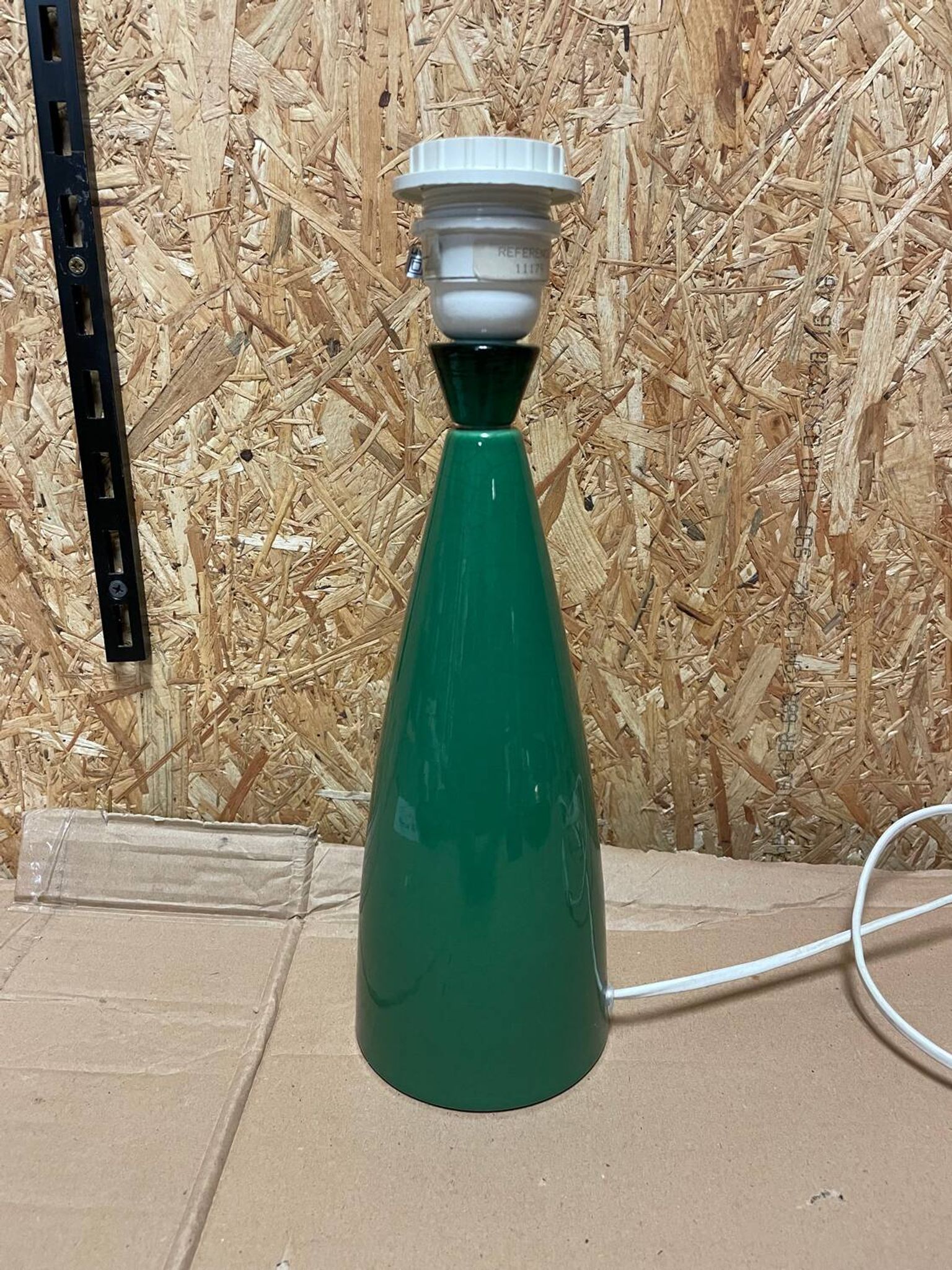 Pieds de lampe d’Albret céramique craquelé vintage