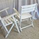 Paire de fauteuils de jardin pliants