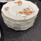 B&C Limoges porcelain tableware, France
