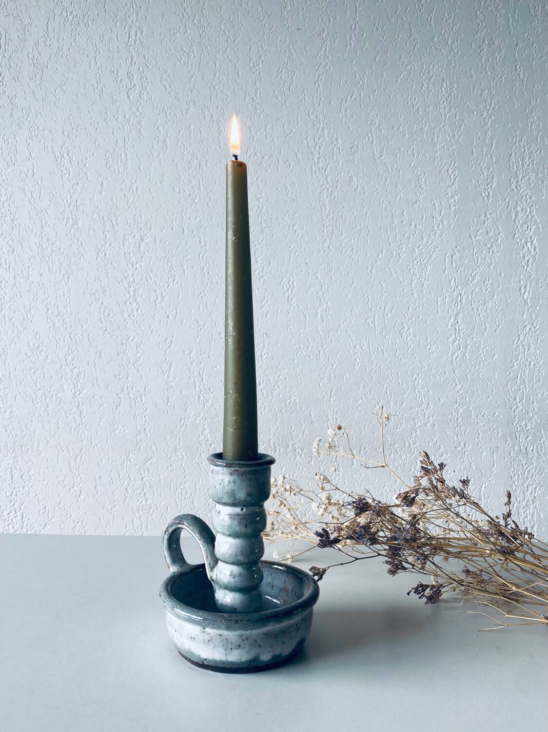 Black Valley sandstone candle holder