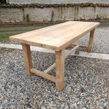 Solid oak farm table
