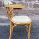 Paire de fauteuils bistrot bois courbé vintage